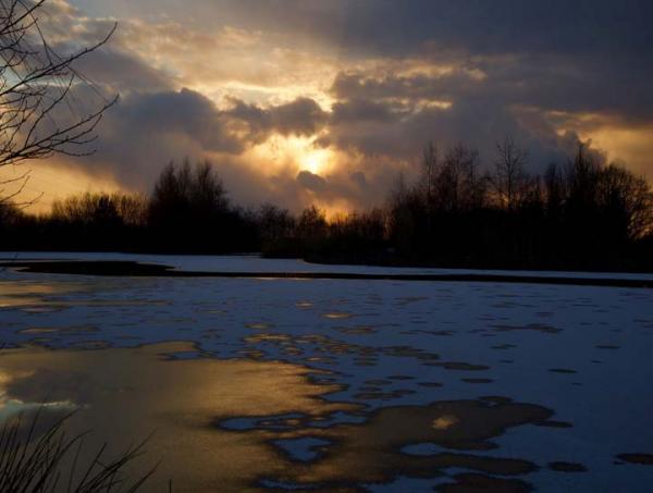 Moody Sky Furzebray Lakes