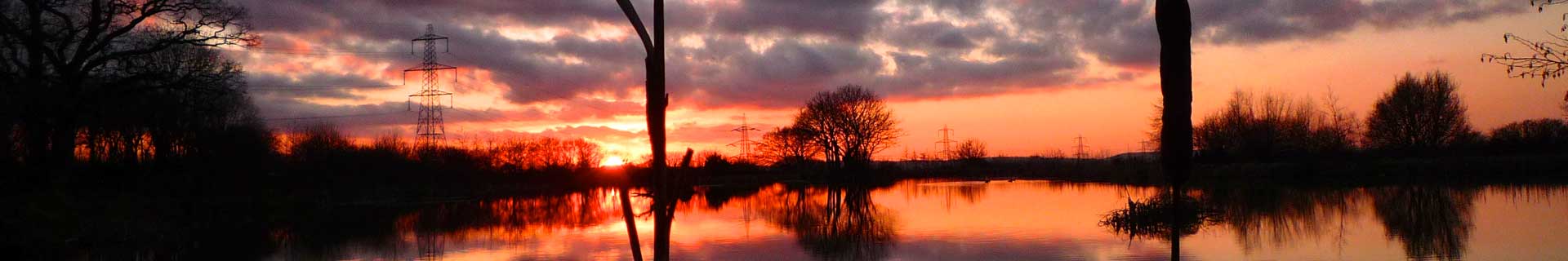 Furzebray Carp Lakes at Sunset